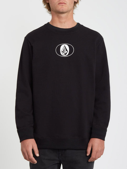 Ovalstone Crew Sweater - Black