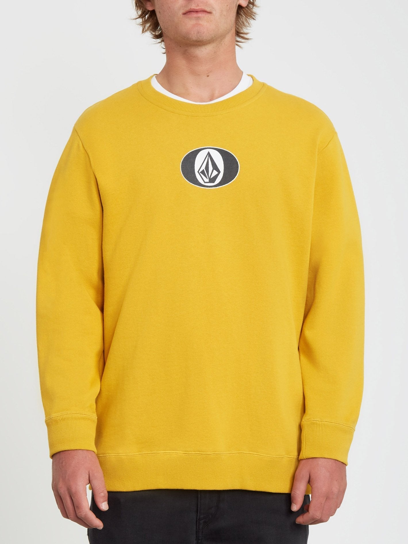 Ovalstone Crew Sweater - Gold