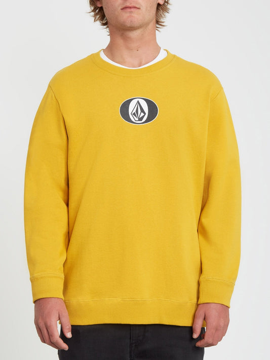 Ovalstone Crew Sweater - Gold