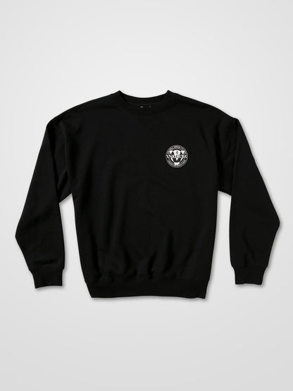 Roadie Crew Fleece Sweatshirt - Black