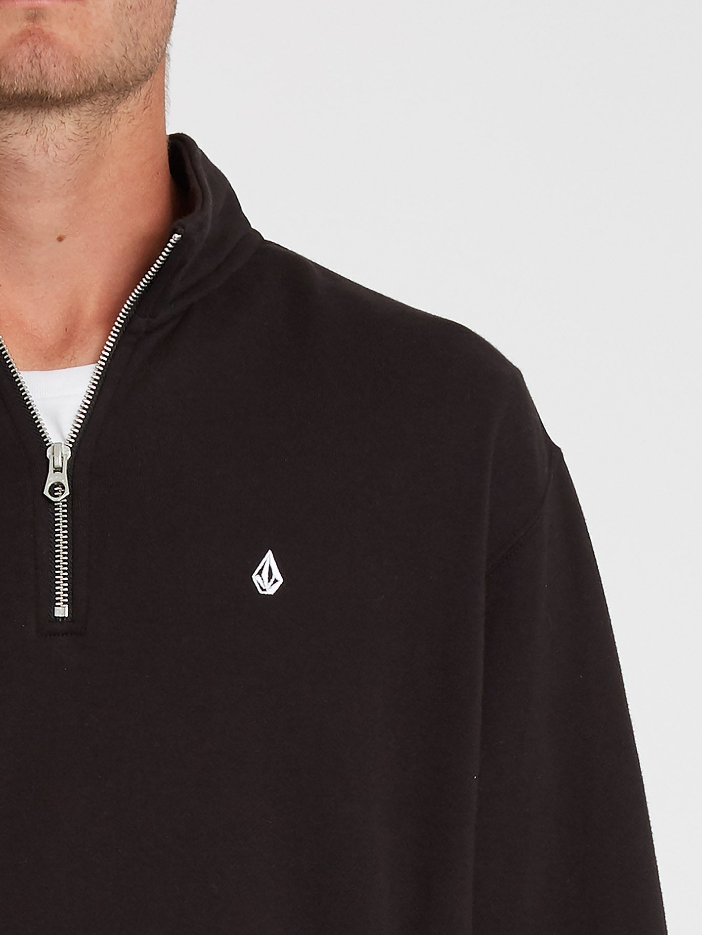 Serum Quarter Zip Sweatshirt - Black