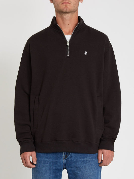 Serum Quarter Zip Sweatshirt - Black