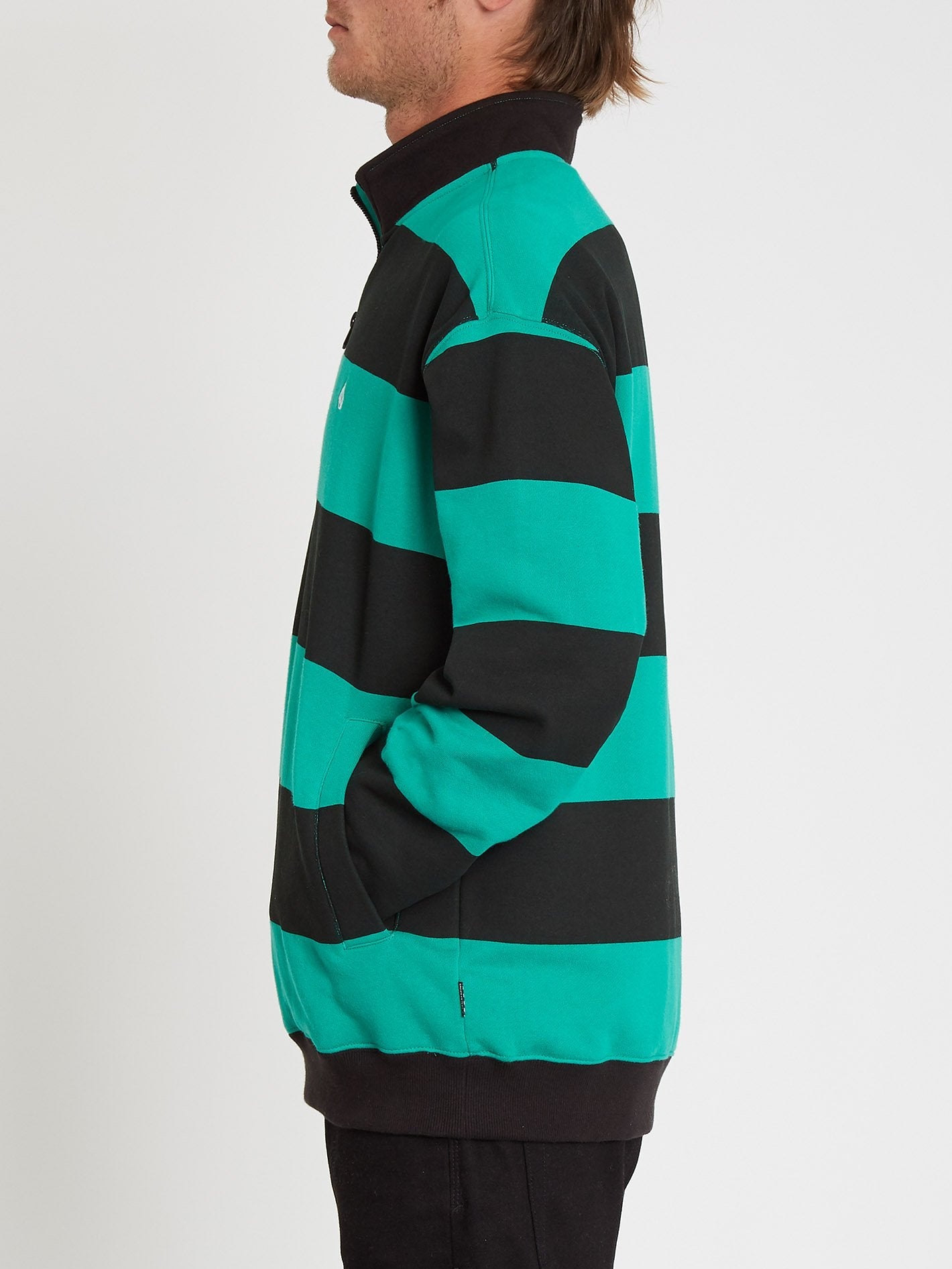 Serum Quarter Zip Sweatshirt - Synergy Green