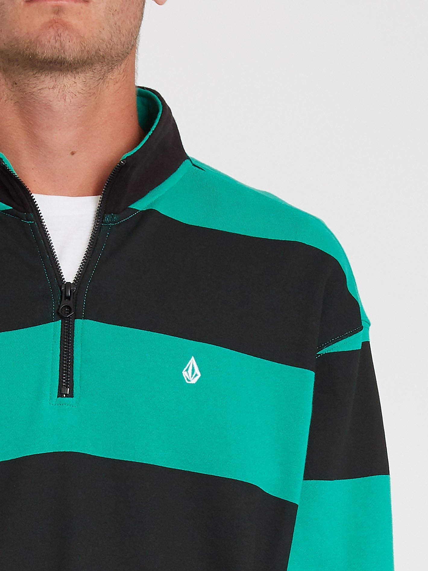 Serum Quarter Zip Sweatshirt - Synergy Green
