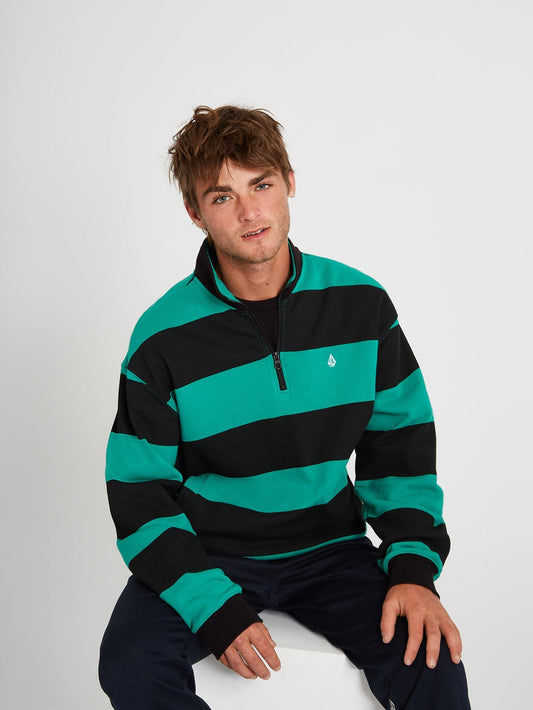 Serum Quarter Zip Sweatshirt - Synergy Green