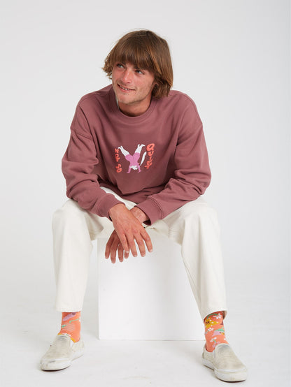 Egle Zvirblyte Sweatshirt - ROSE BROWN