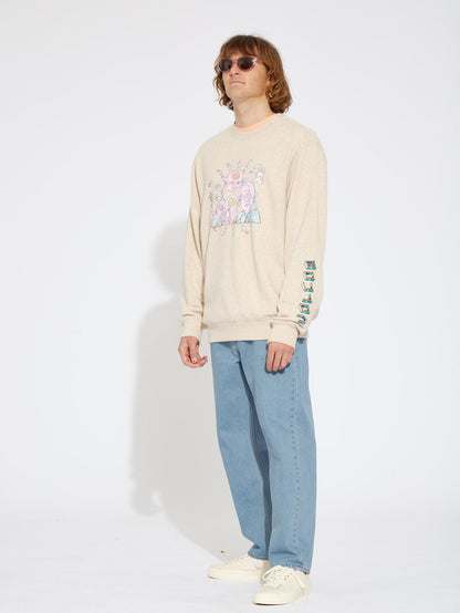 Ed Merlin Murray Sweatshirt - WHITECAP GREY