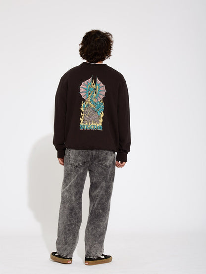 Alstone Sweatshirt - BLACK