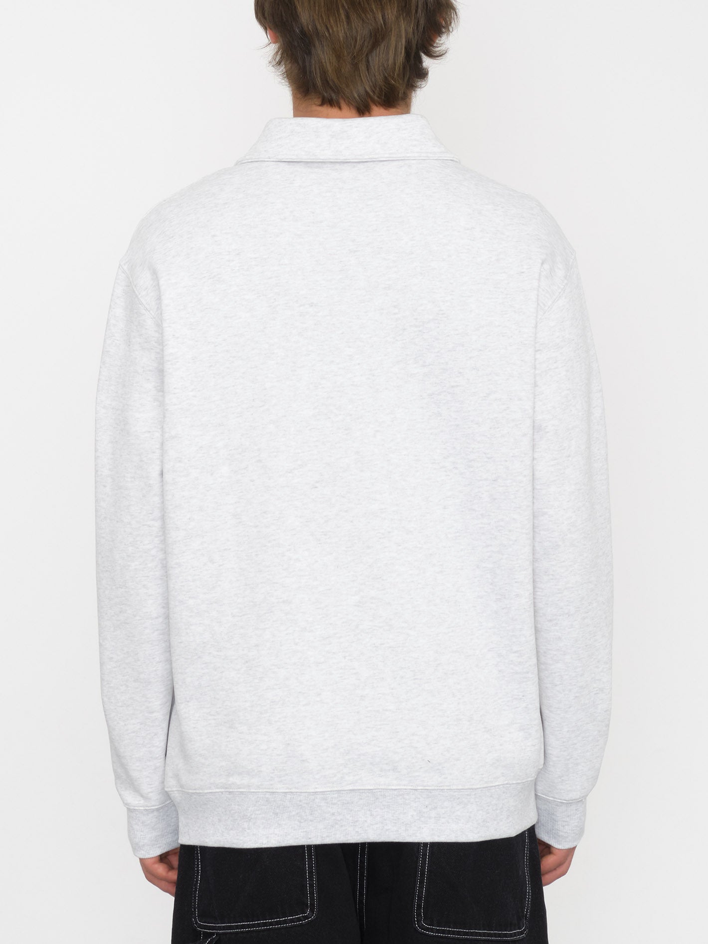 Nevermine Terry Sweatshirt - BONE HEATHER