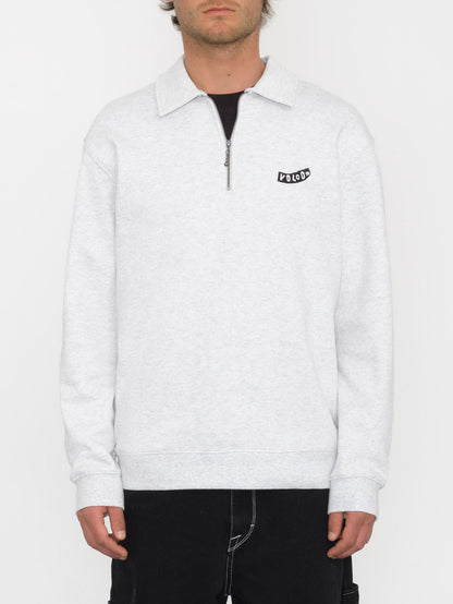 Nevermine Terry Sweatshirt - BONE HEATHER