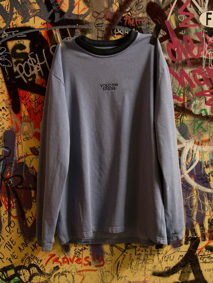 Noa Noise Fleece Sweaters - Stone Blue