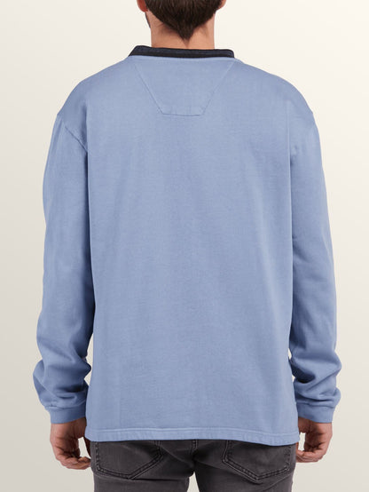 Noa Noise Fleece Sweaters - Stone Blue