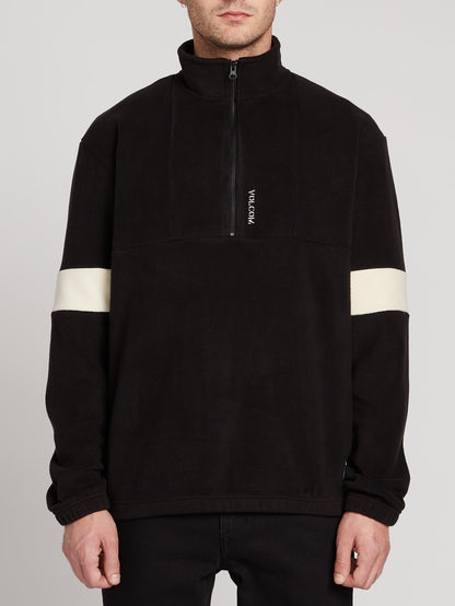 Trekker Sherpa Sweater - Black