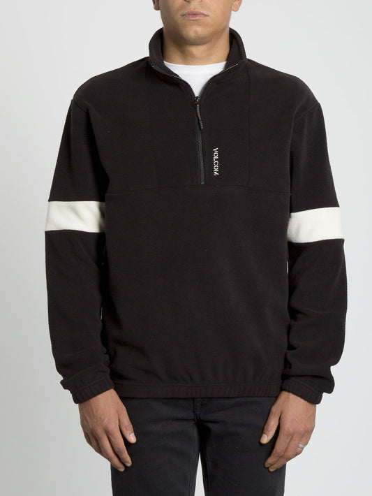 Trekker Sherpa Sweater - Black