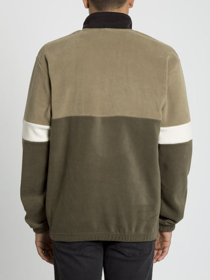 Trekker Sherpa Sweater - Dark Olive