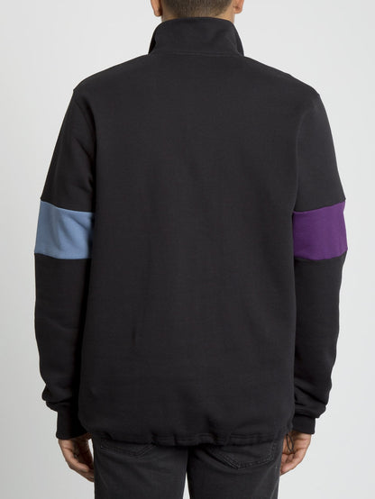 Rixon Fleece Sweater - Black