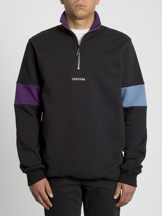 Rixon Fleece Sweater - Black