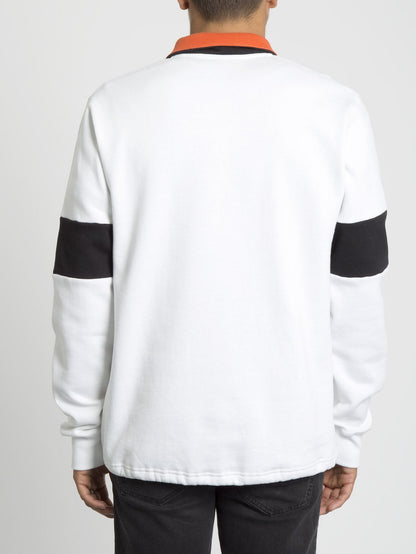 Rixon Fleece Sweater - White