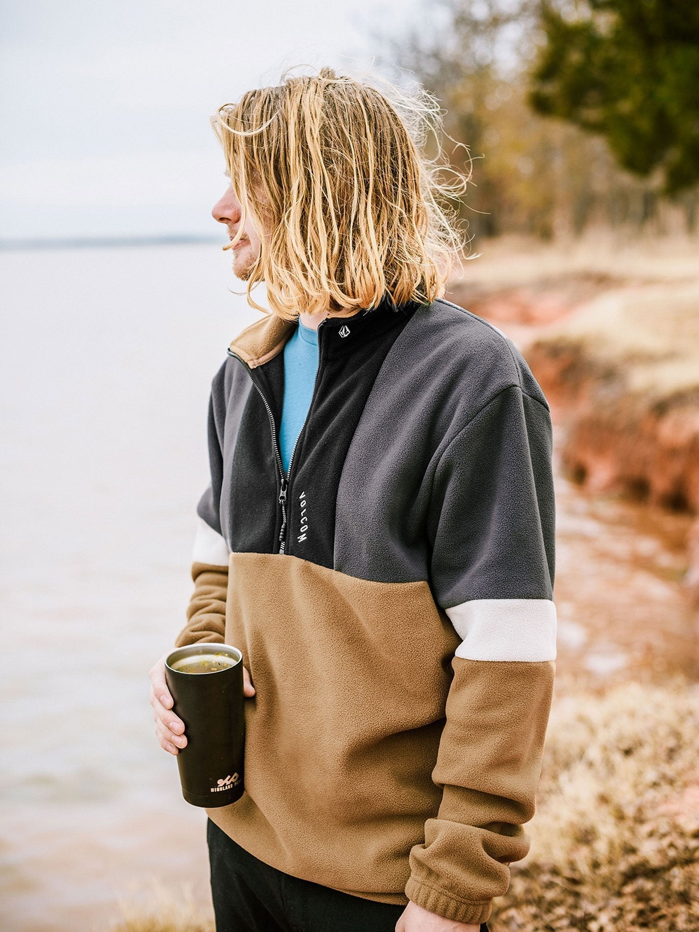 Rekker Polar Sweatshirt - SANDDUNE