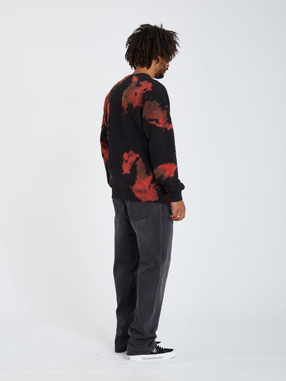 Pentagram Pizza Sweatshirt - MULTI