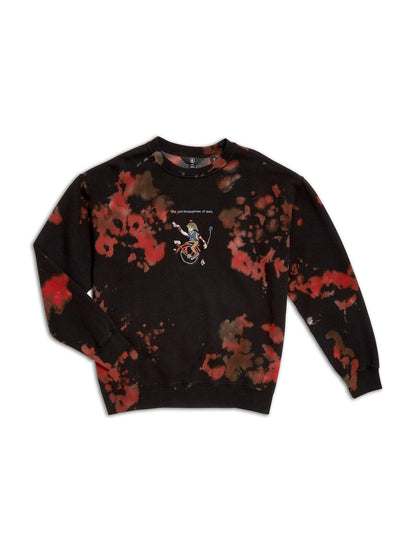 Pentagram Pizza Sweatshirt - MULTI