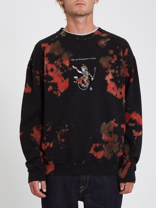 Pentagram Pizza Sweatshirt - MULTI