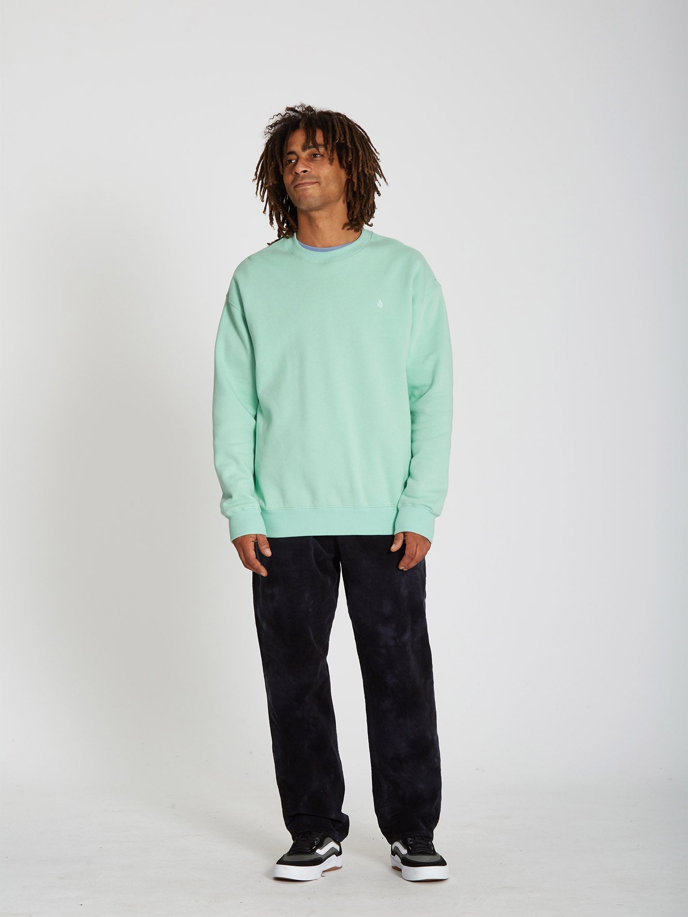 Single Stone Sweatshirt - LICHEN GREEN