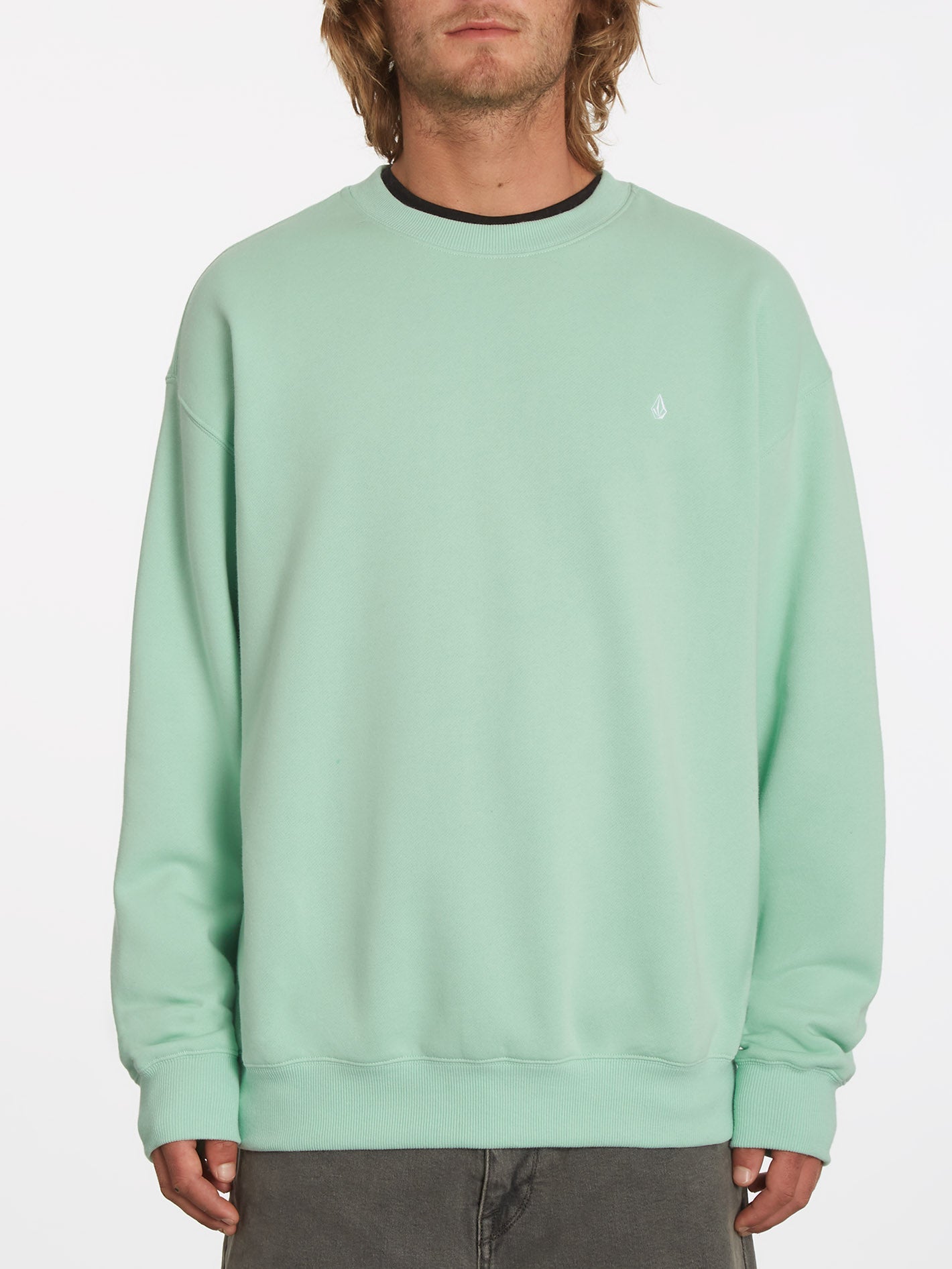 Single Stone Sweatshirt - LICHEN GREEN