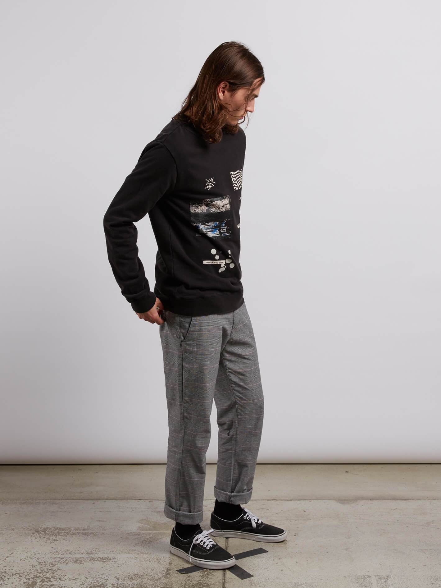 Reload Crew Sweatshirt - Washed Black
