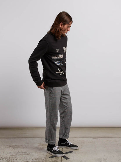 Reload Crew Sweatshirt - Washed Black