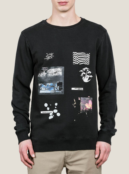 Reload Crew Sweatshirt - Washed Black