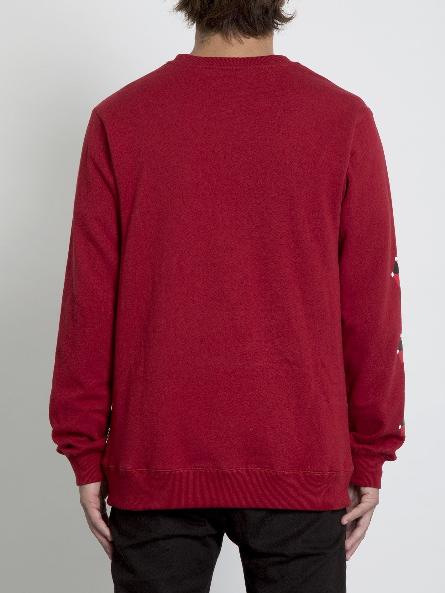 SANTASTONE CREW SWEAT - DEEP RED
