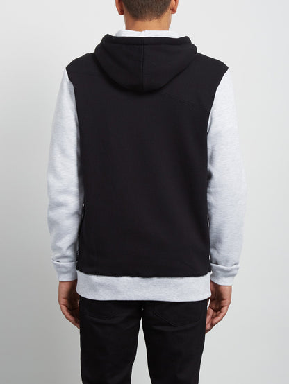 Single Stone Division Zip Hoodie - Black