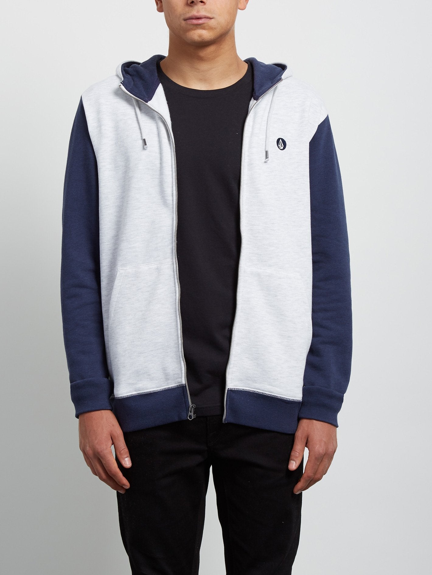 Single Stone Division Zip Hoodie - Mist