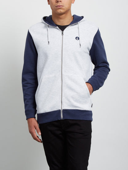 Single Stone Division Zip Hoodie - Mist