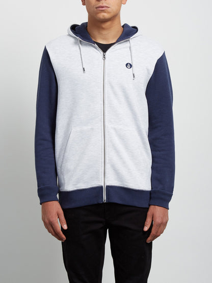Single Stone Division Zip Hoodie - Mist