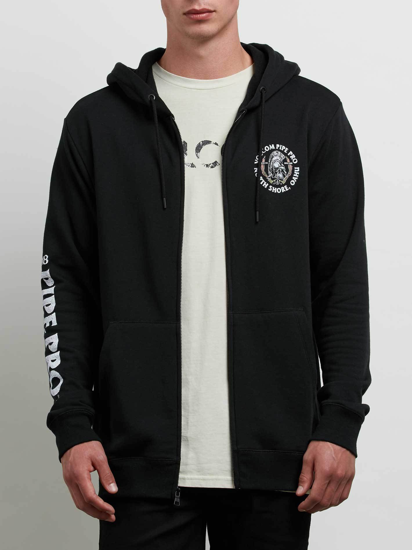 Pipe Pro Zip Hoodie - Black