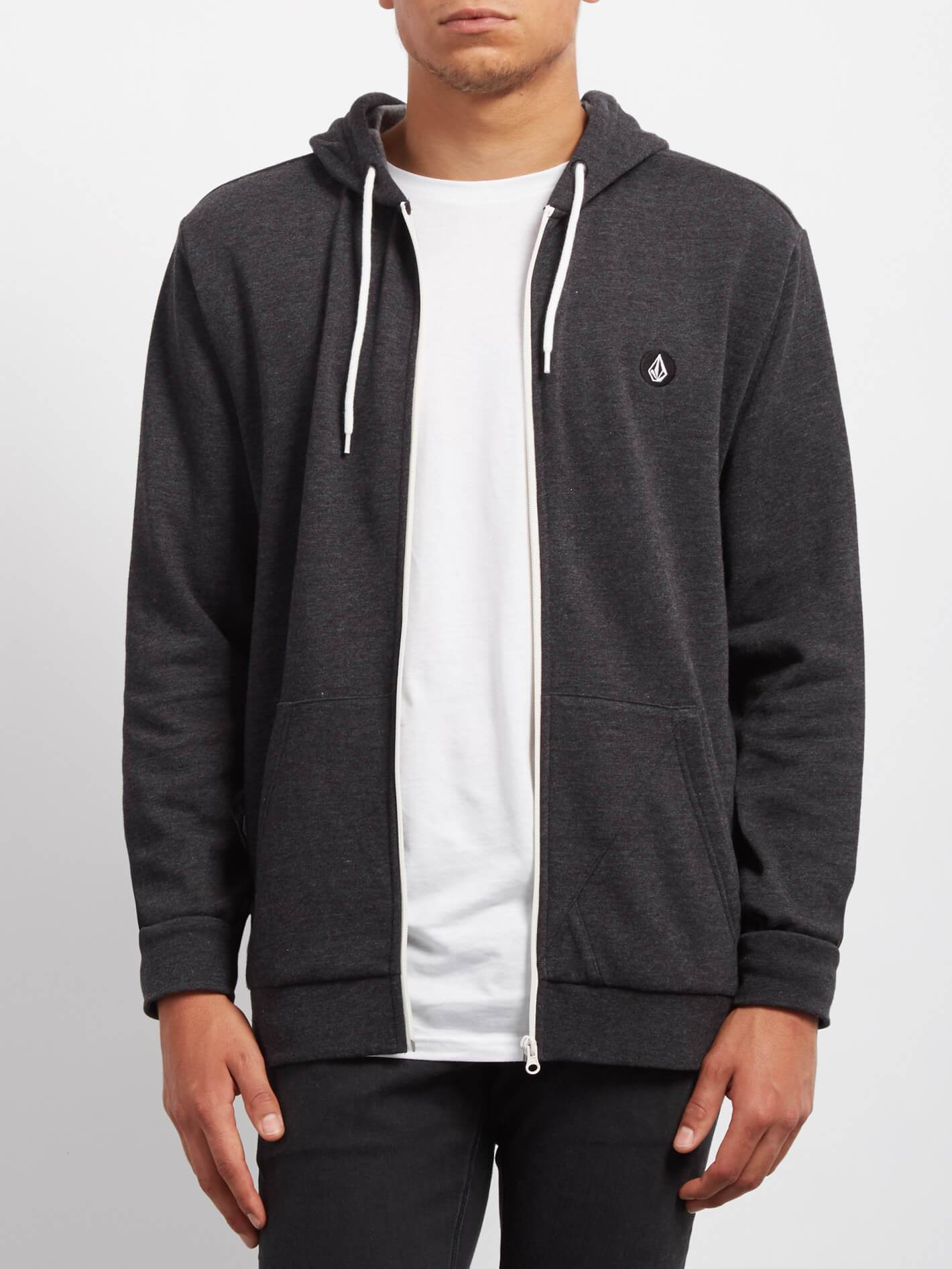 Iconic Zip Sweaters - Heather Black