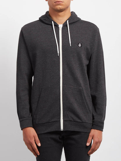 Iconic Zip Sweaters - Heather Black