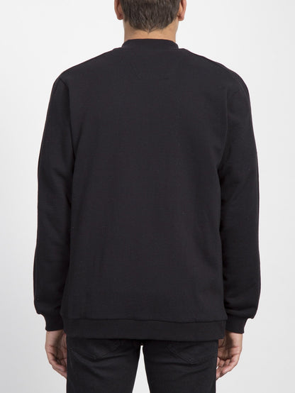 Thrifter Zip Sweater  - Black