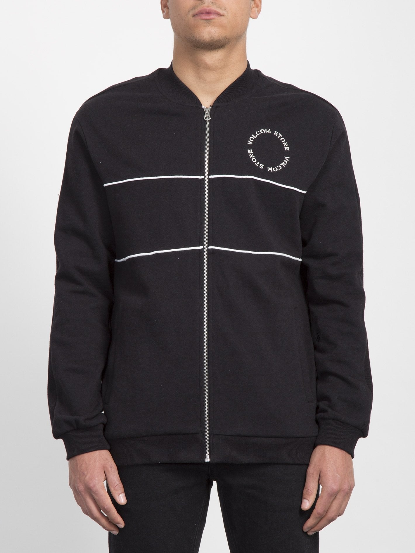 Thrifter Zip Sweater  - Black