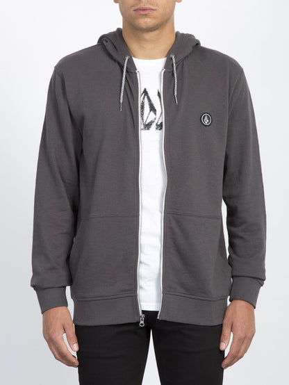 Litewarp Zip Sweater  - Heather Black