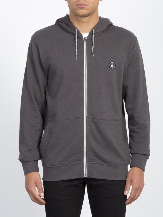 Litewarp Zip Sweater  - Heather Black
