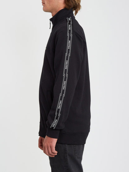 Veeline Zip Sweater - Black