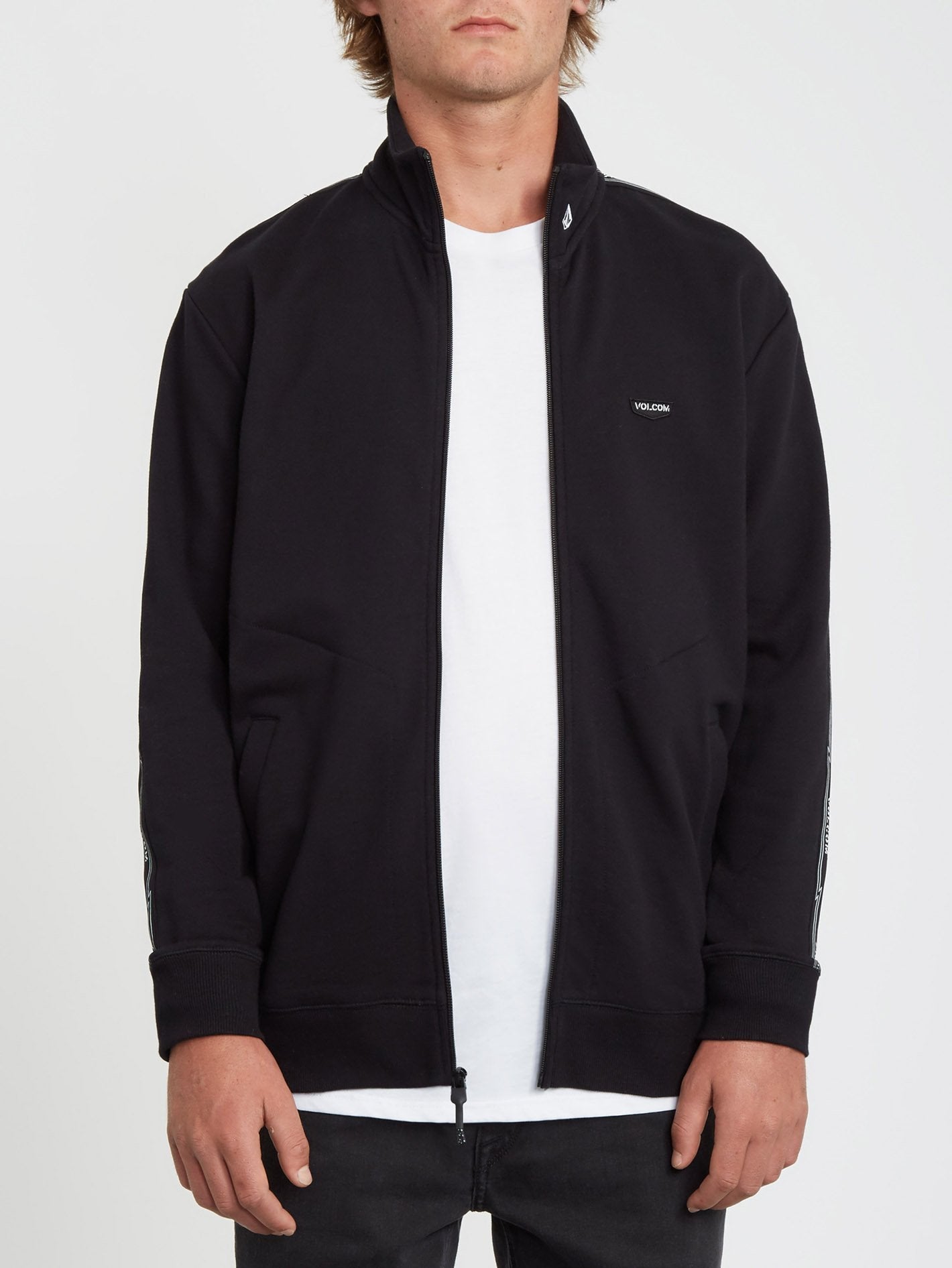 Veeline Zip Sweater - Black