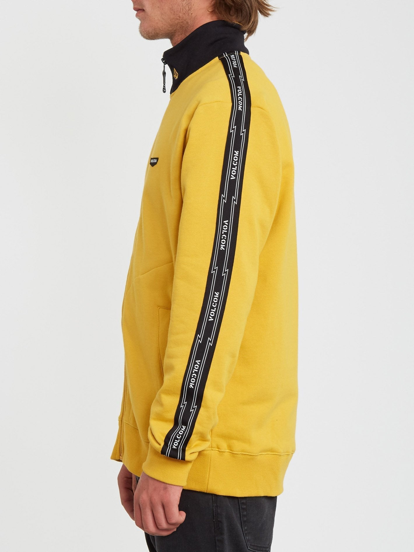 Veeline Zip Sweater - Gold