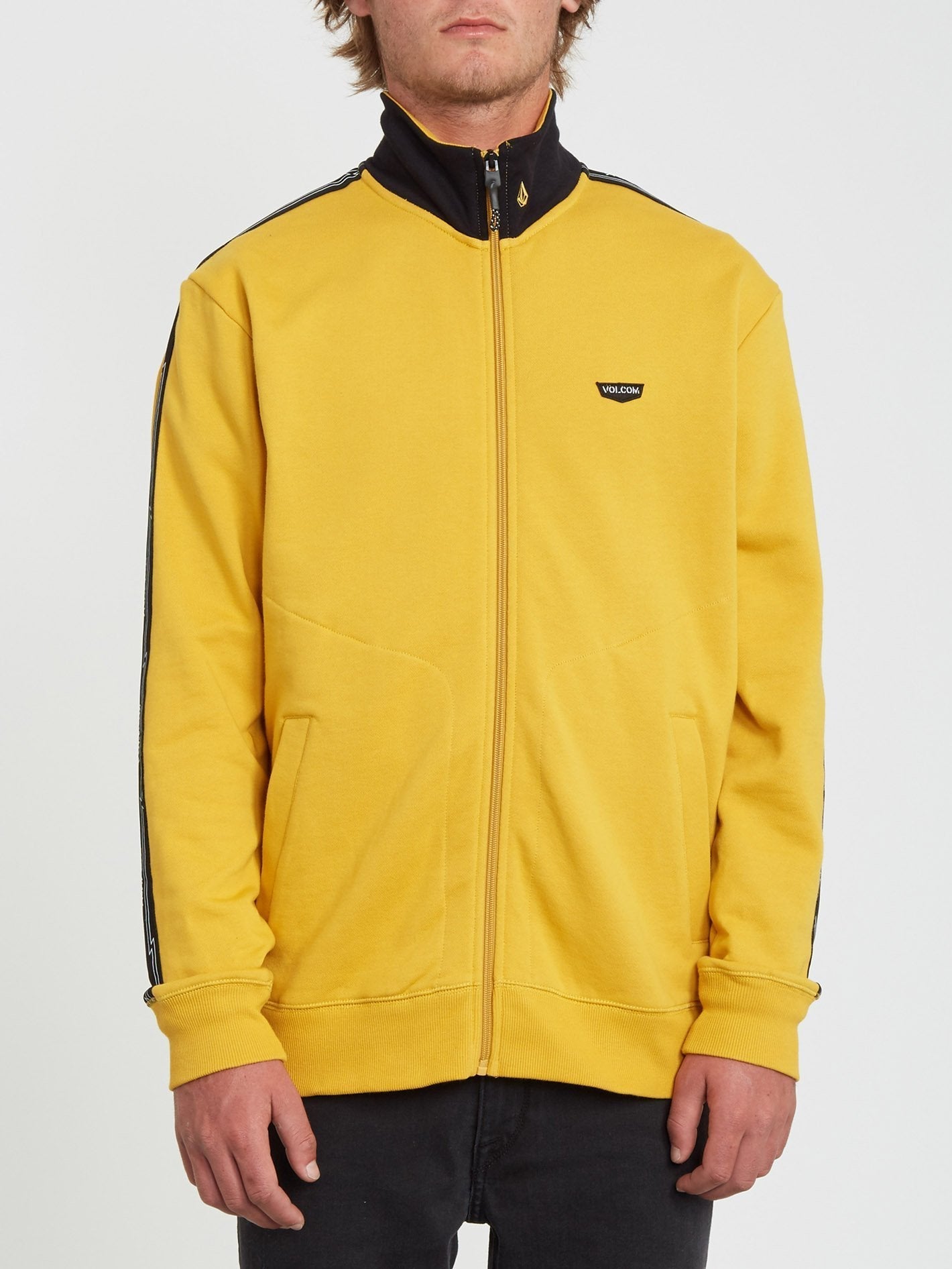 Veeline Zip Sweater - Gold