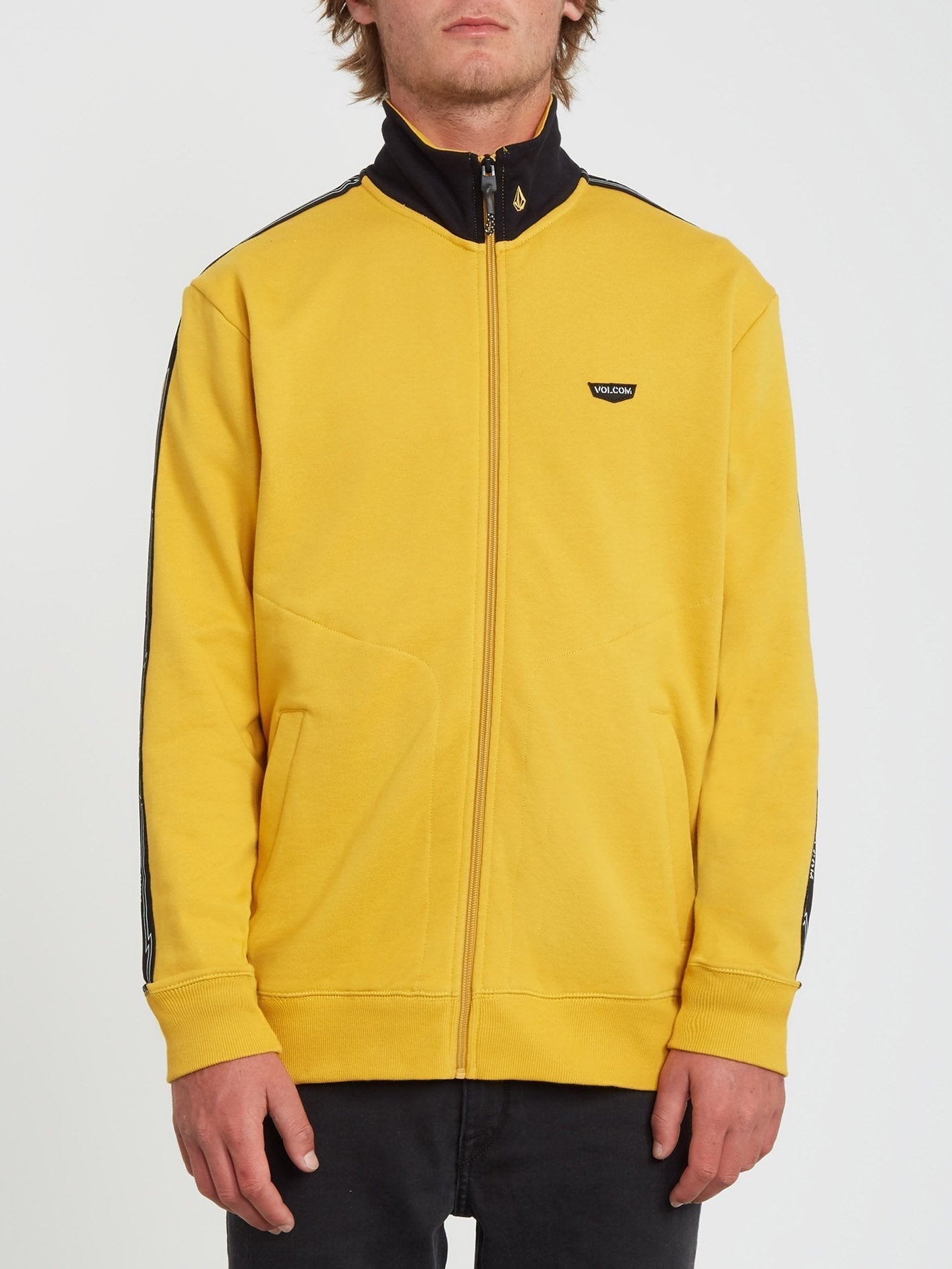 Veeline Zip Sweater - Gold