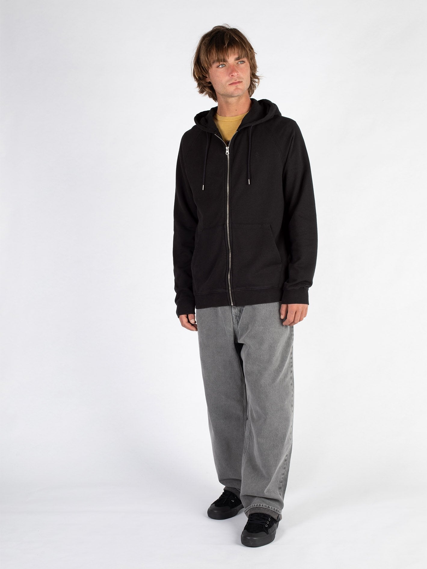 Freeleven Zip Hoodie - BLACK