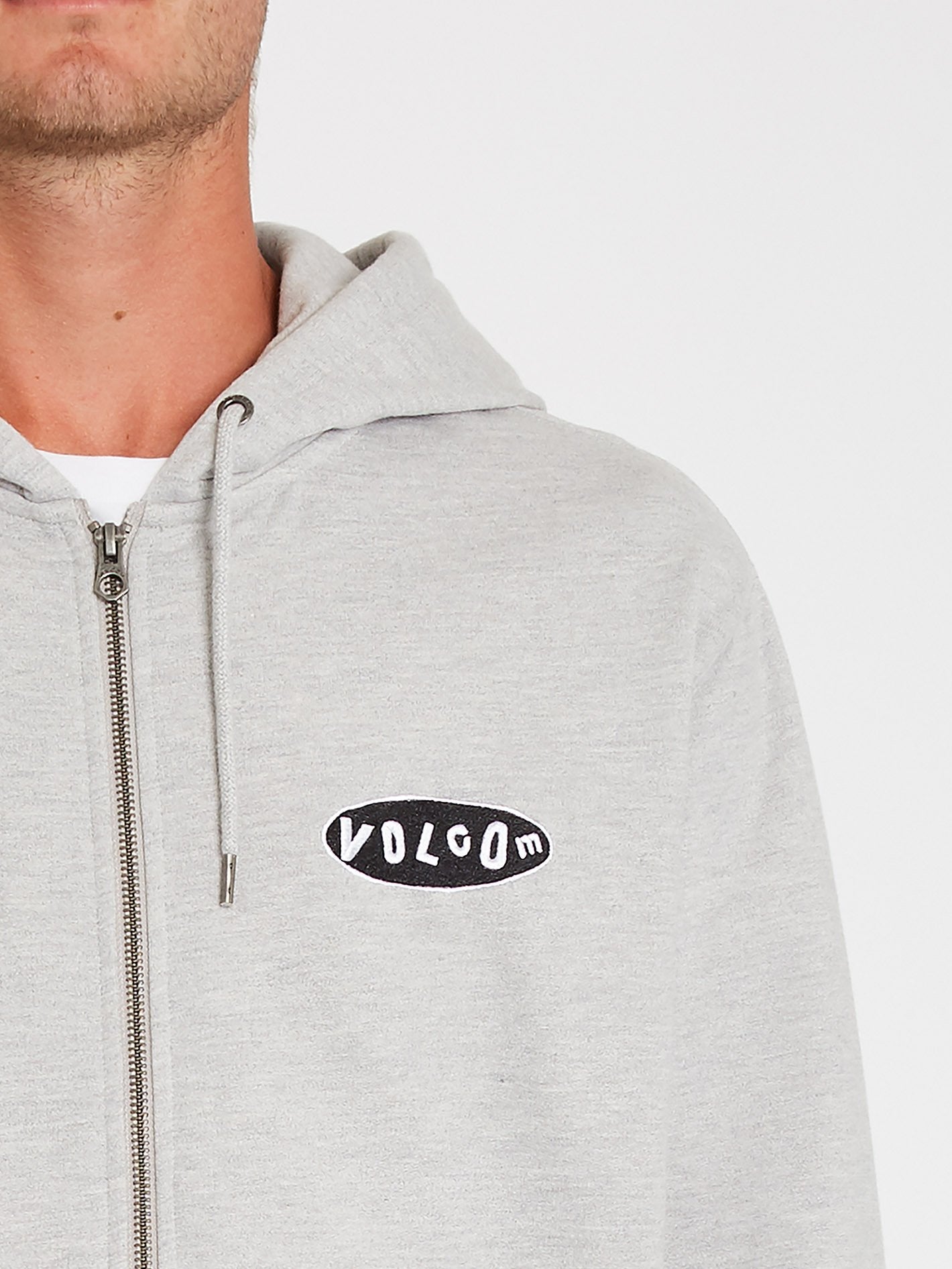 Supply Stone Zip Sweatshirt - Heather Grey